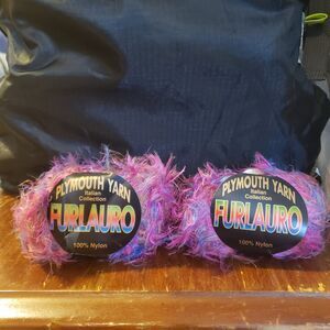 NEW Plymouth Yarn Furlauro eyelash yarn 2SKEIN Color  #823 @1.75 oz 82yds